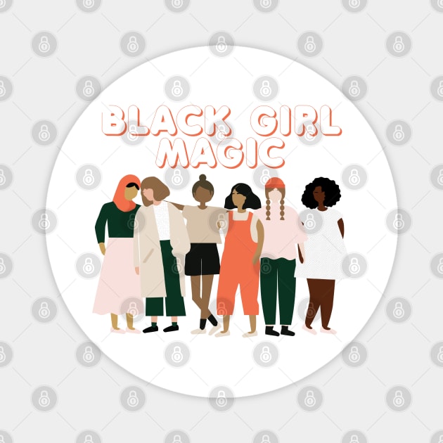 Black Girl Magic Magnet by KMLdesign